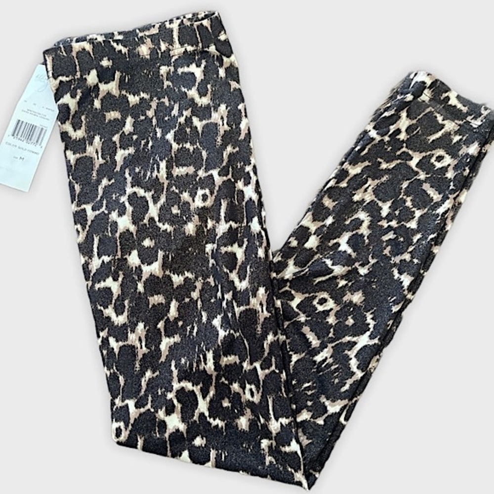 Miley Cyrus Shiny Animal Gold & Brown Legging